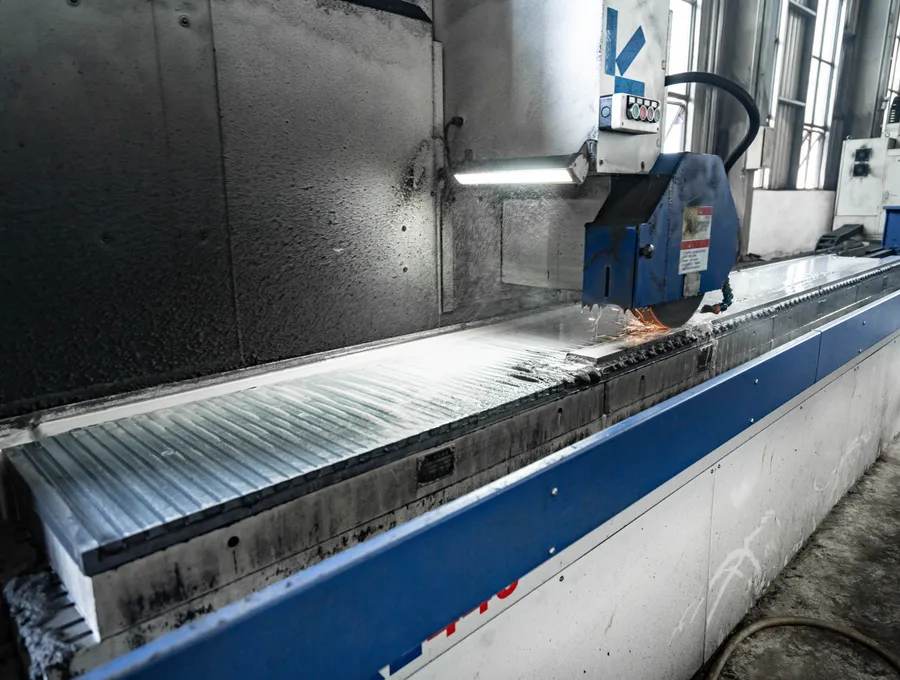 Finish grinding line