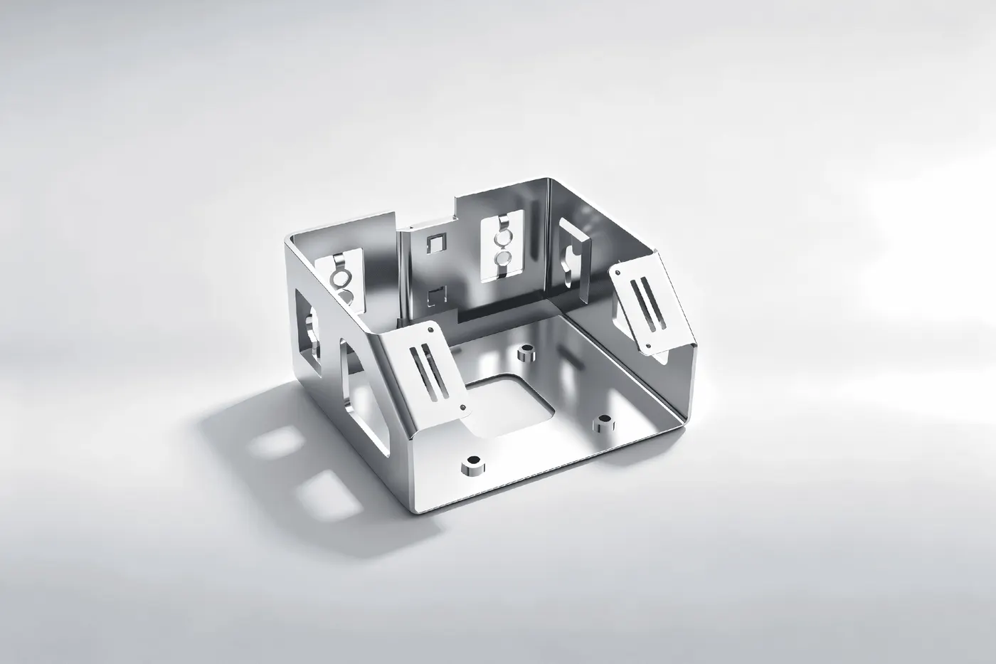 Bent sheet metal enclosure