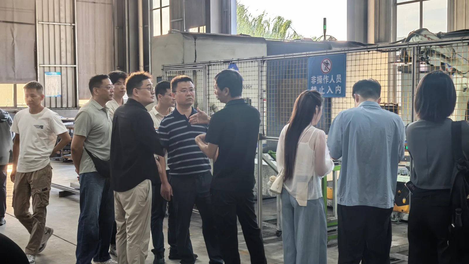 The AI class on the LYNCCN workshop floor